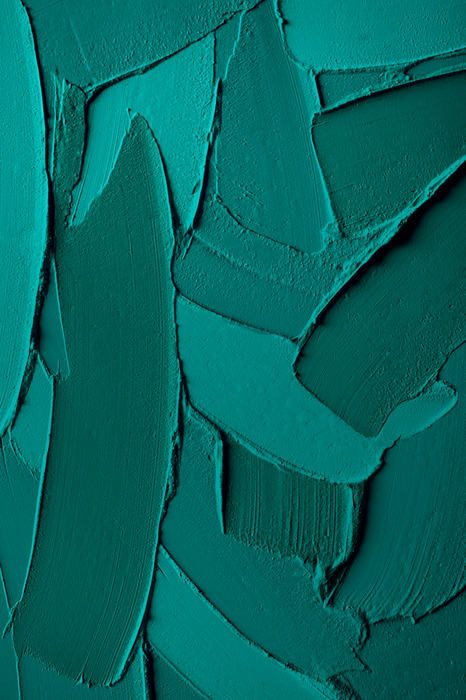 Texture de peinture verte avec des coups de pinceau nets