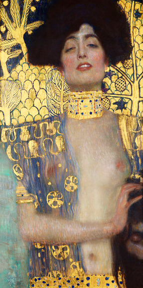 Portrait d&#39;une femme élégante orné d&#39;or