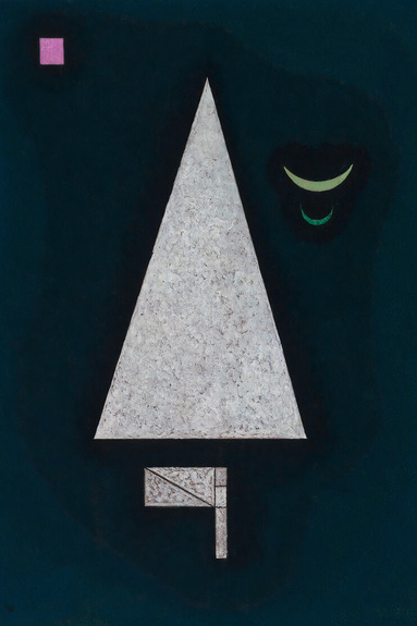 Reproduction de l&#39;œuvre « la netteté blanche » de vassily kandinsky