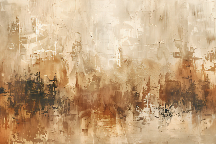 Abstraction aux tons chauds