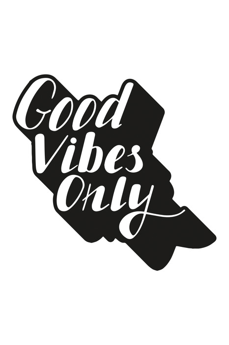 Typographie des vibrations positives