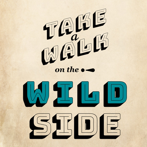 Take walk on the wild side (1 part) square