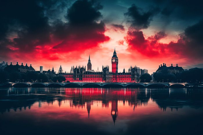 Icône britannique sous la verrière