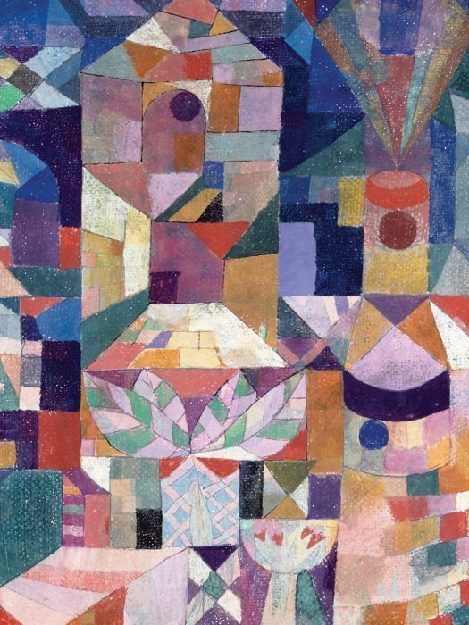 Surfaces colorées et bâtiments symboliques