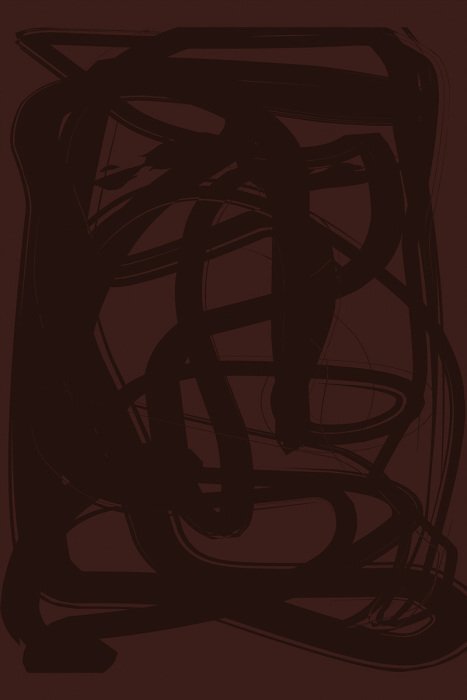 Des stries sombres sur un fond brun