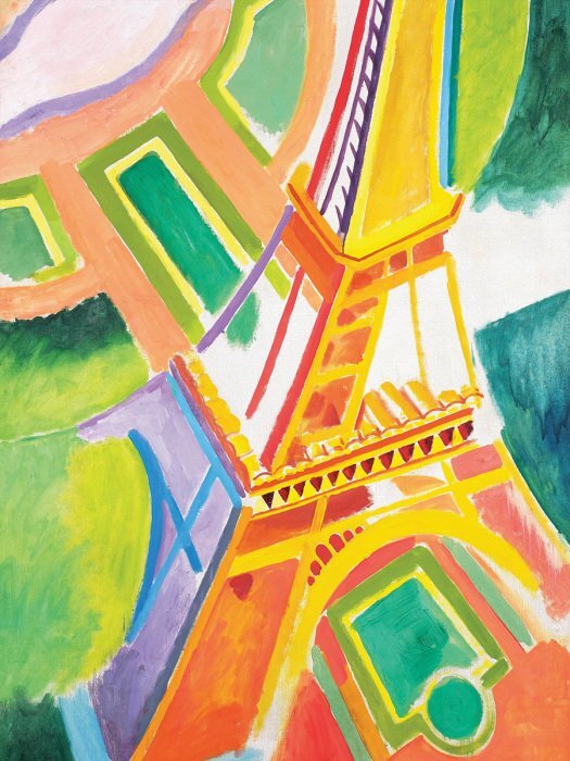 Construction parisienne de style abstrait