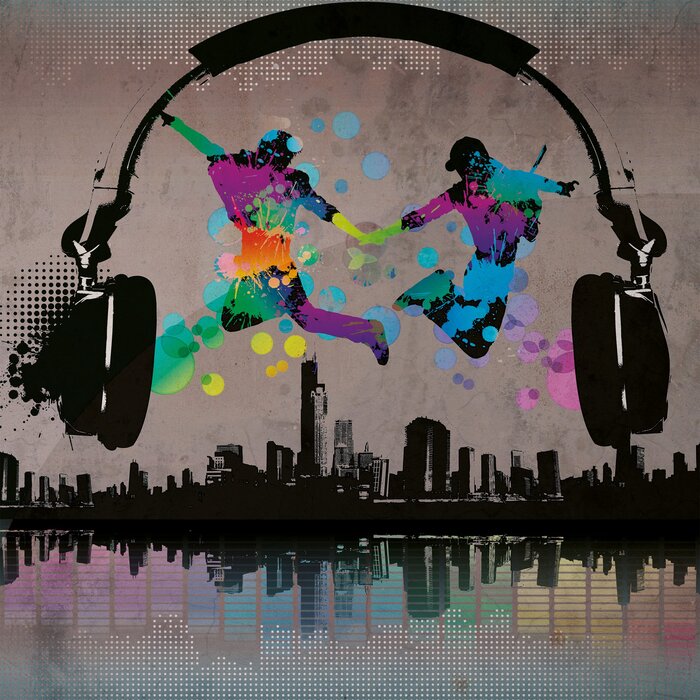 Joie et musique dans les espaces urbains