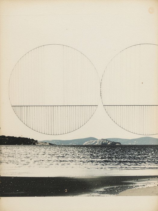 Soleils minimalistes au-dessus de la ligne de mer