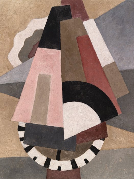 Formes géométriques dans le paysage de l'imagination