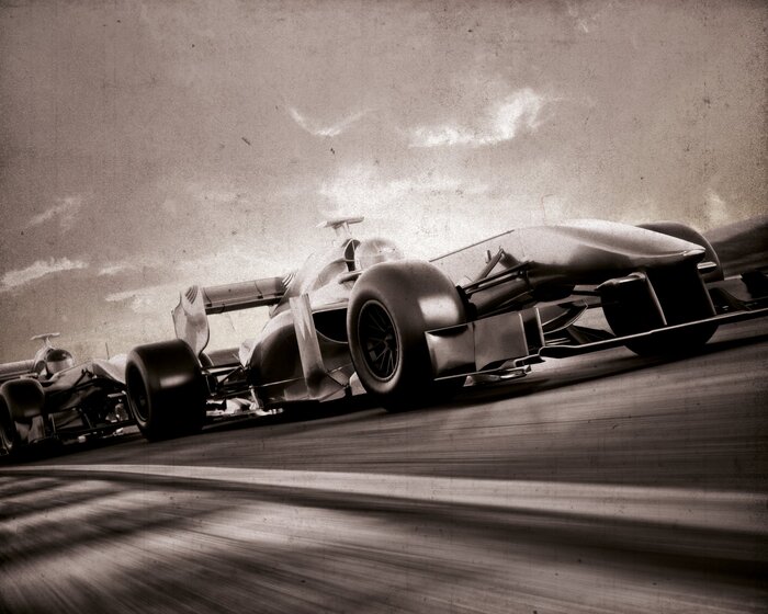 Une saison de voitures classiques au style rétro