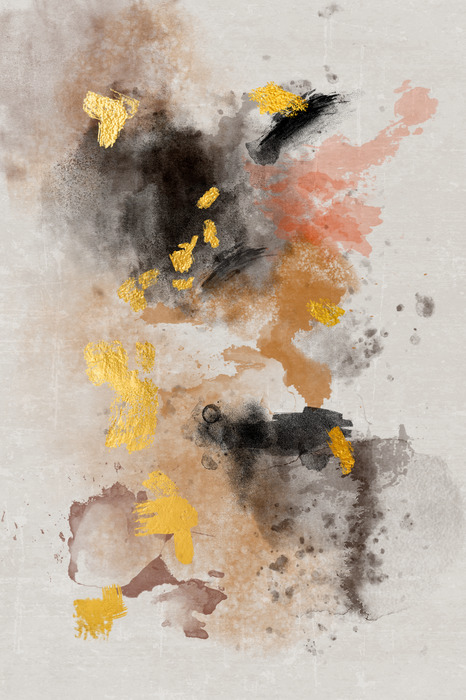 Illustration picturale avec des transitions de couleurs