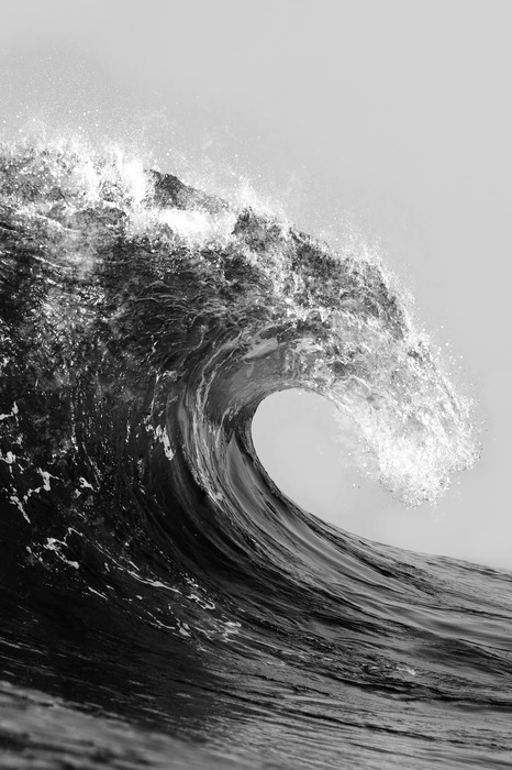 Vague océanique monumentale