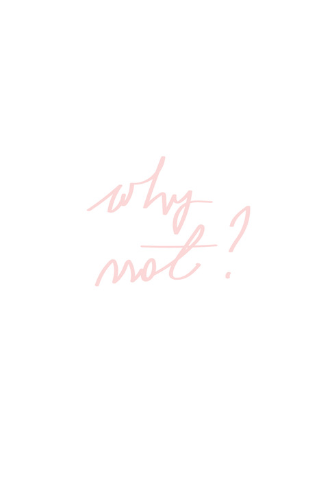 Lettrage minimaliste en rose clair