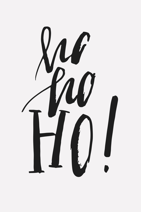 Typographie de noël