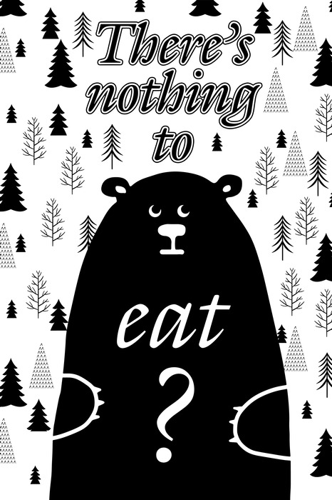 Représentation graphique d'un ours en peluche avec une question