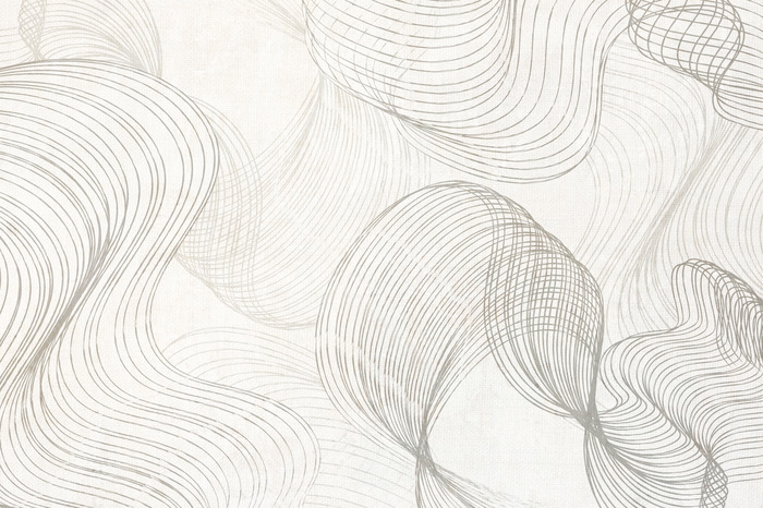 Vagues dessinées d'un trait fin