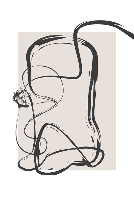 Contour linéaire d'une figure irrégulière