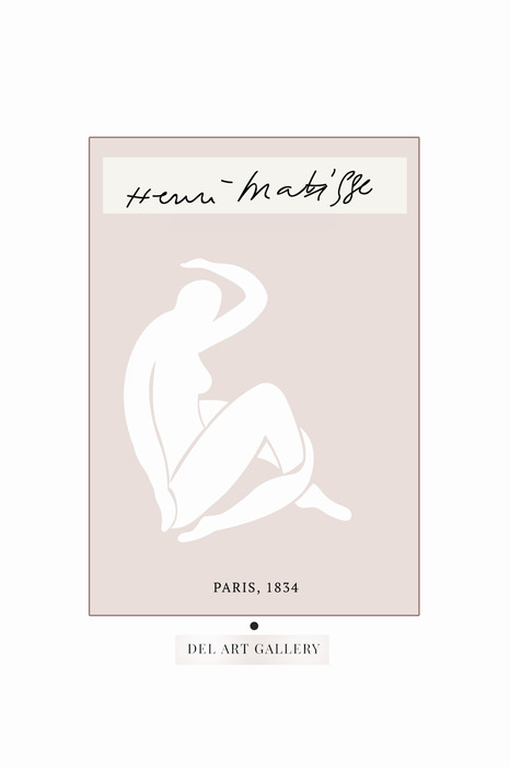 Une composition délicate avec une silhouette