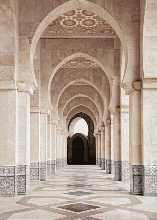 Architecture marocaine mosquée à casablanca