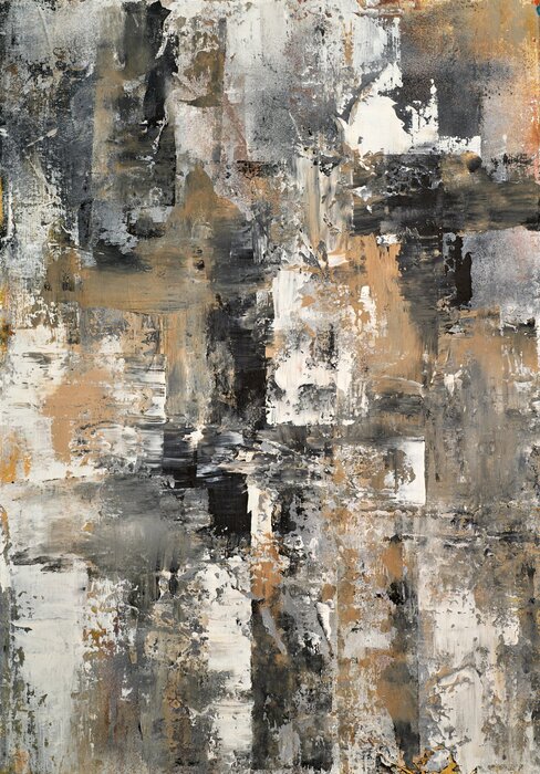 Motif abstrait dans les tons terre