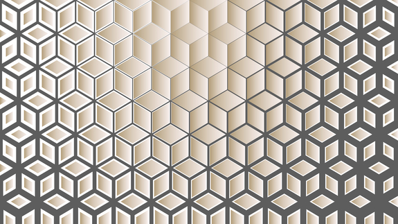 Geometrische ombre-kubussen