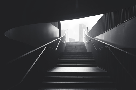 Stairs to the city