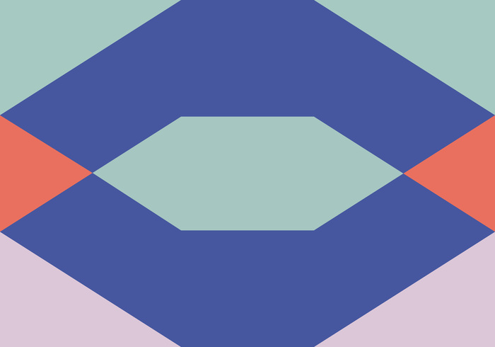 Overheersend paarse geometrische figuren