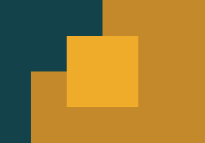 Vierkant op honinggroene achtergrond