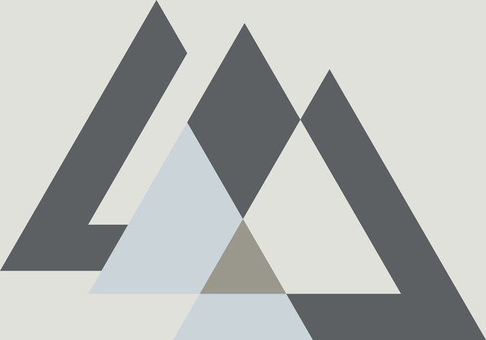 Reeks met grijze driehoeken