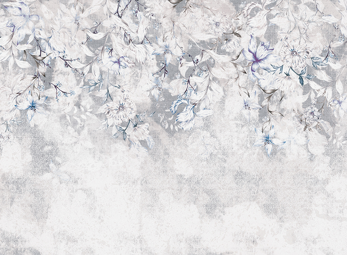 Heldere bloemen op kanten textuur