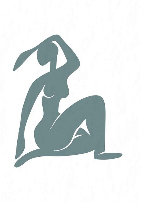 Vrouw kijkt achterom