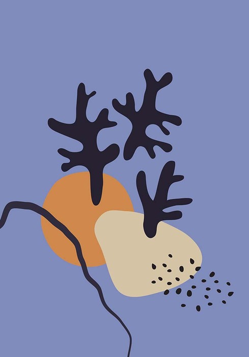 Veelkleurige compositie