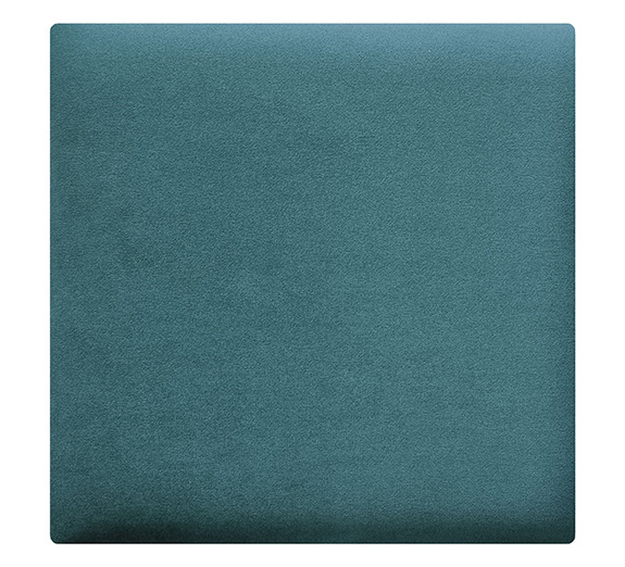 Wandkussen 30x30 zeeblauw vierkant