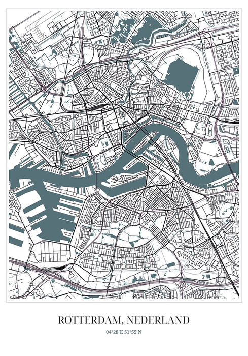 Plattegrond rotterdam