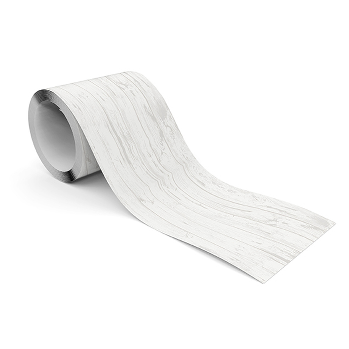 Behangrand witgekalkte houten planken