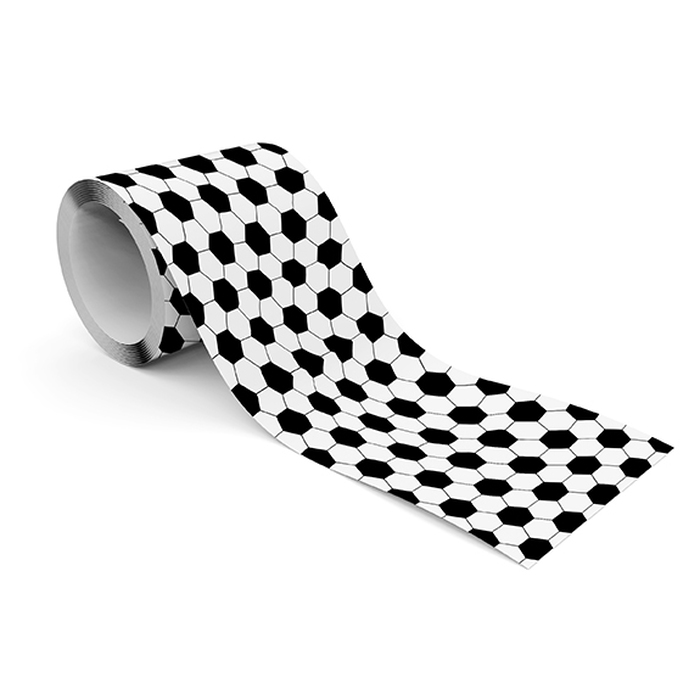 Behangrand zwart-wit balthema