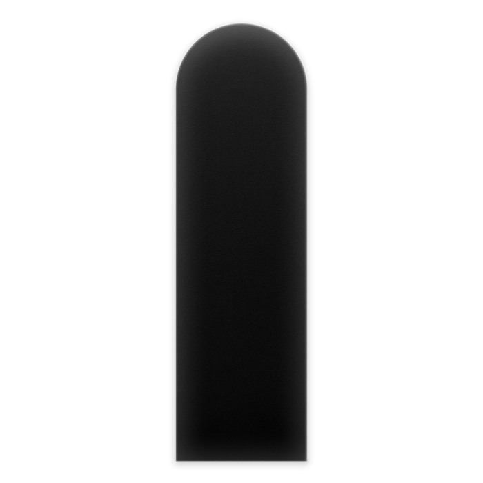 Wandkussen bekleed met ecoleder 30x100 zwarte horde