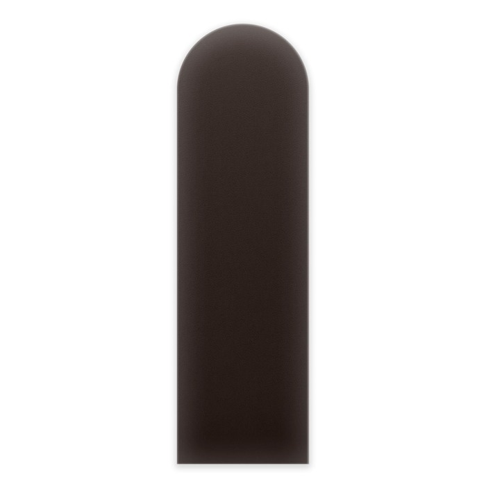 Wandkussen bekleed met ecoleder 30x100 bruine horde