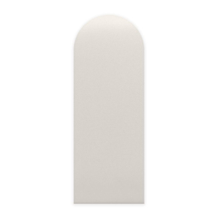 Wandkussen bekleed met ecoleder 30x80 crèmekleurige horde