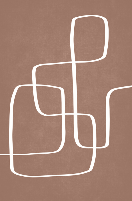 Minimalistisch patroon op een achtergrond in mocha mousse kleuren