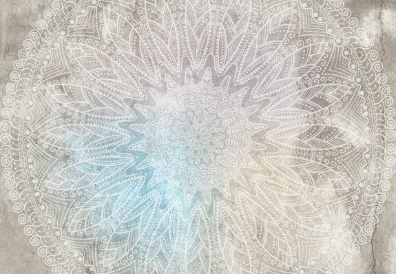 Decoratieve mandala op een betonnen achtergrond