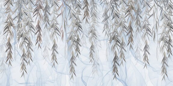 Hangplanten, klimplanten, betonnen achtergrond