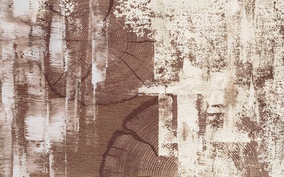 Boomstam op een gestructureerde achtergrond