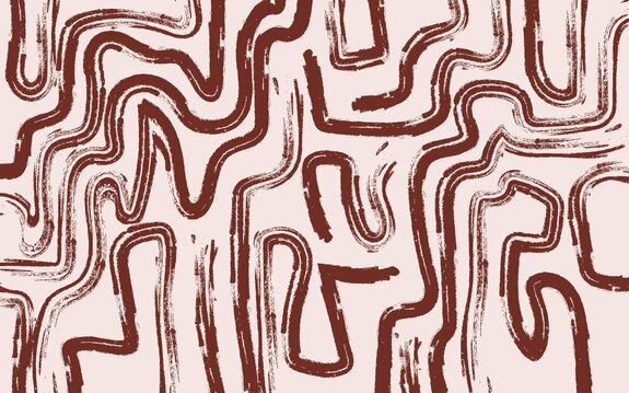 Abstract lijnenpatroon in een moderne stijl