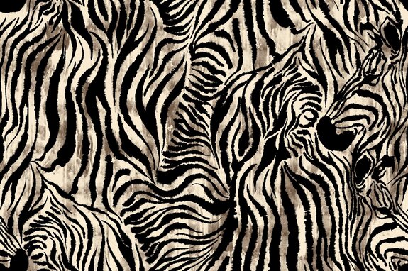 Dierenprint met zebrastrepen
