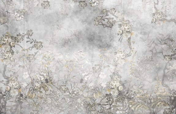 Botanisch patroon in loftstijl