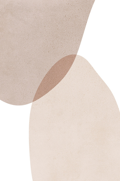 Beige abstracte vormen