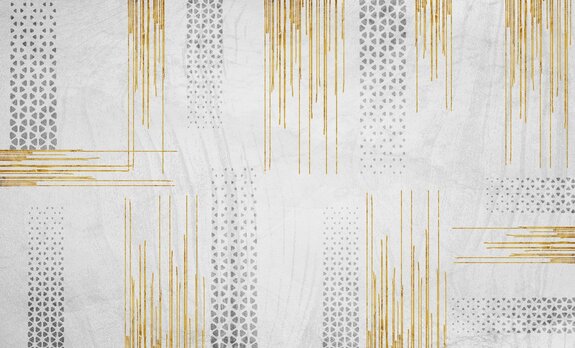 Moderne minimalistische gouden lijnen