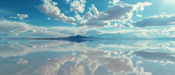 Salar de uyuni, bolivia: a vast expanse of salt, mirroring the heavens,