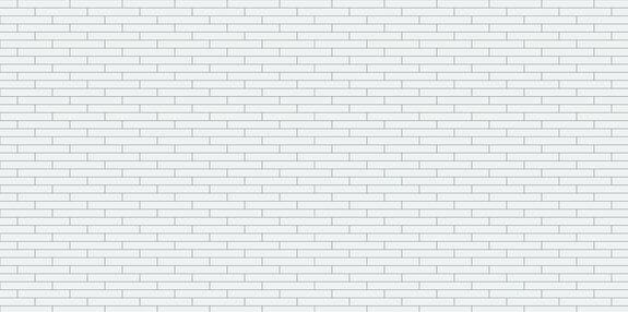 Een delicate imitatie van een witte bakstenen muur